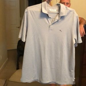 Men’s Tommy Bahama golf shirt.